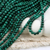 Malachit naturalny kula gładka 4mm [sznur 39cm]