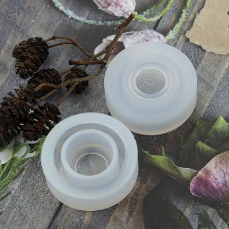 Forma silikonowa do odlewów z żywicy obrączka 17x8mm