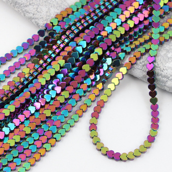 Hematyt tęczowy mini serce 4mm [10szt]