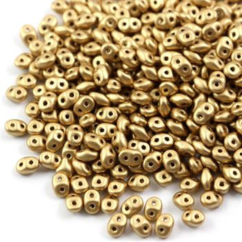 SuperDuo 2.5x5mm Matte Metallic Flax [5g]