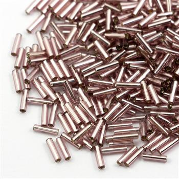 Miyuki Bugle #2 Smoky Amy Silver Lined 6mm [5g]