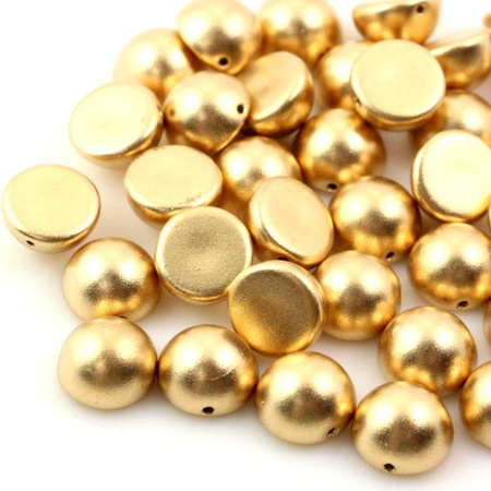 Dome Bead półkula 10x6mm Aztec Gold