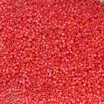 Miyuki Delica 11/0 Opaque Cranberry AB Matted [5g]
