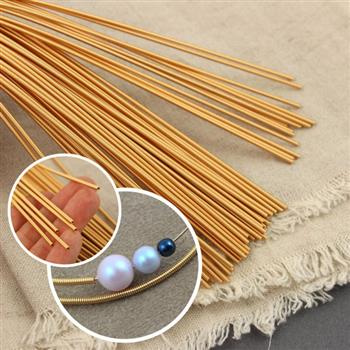 Sprężynka a la wire wrapping złota 1mm