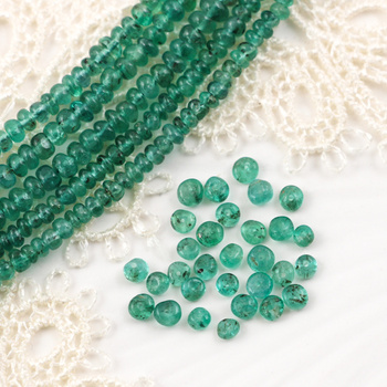 Szmaragd oponka 2,5x1,5mm [30szt]