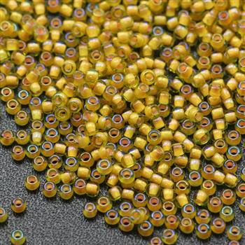 Toho Round 11/0 Inside Color Jonquil Apricot Lined [10g]