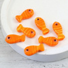 Szklana pomarańczowa ryba 20x10mm