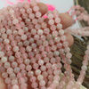Kwarc różowy kula fasetowana 5mm [sznur 39cm]