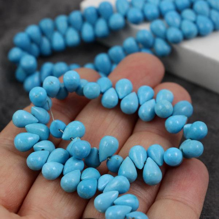 Turkus naturalny kropla 8x6mm