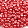 Teardrops Beads Opaque Red Luster 6x4mm [20szt]