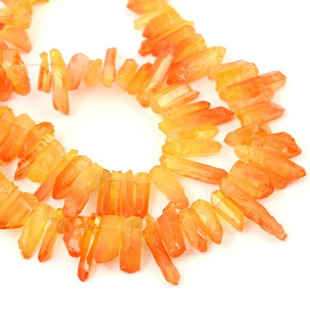 Kwarc oranż sopel 25-43mm