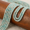 Amazonit oponka gładka 4x2mm [sznur 39cm]