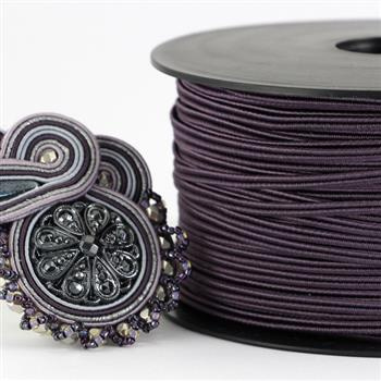 Sznurek sutasz acetat ITALY 2,5mm raisin [1metr]