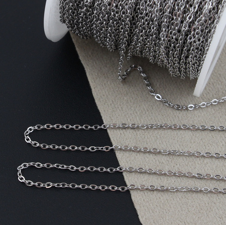 Łańcuszek stal szlachetna 3x2mm [1 metr]