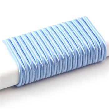 Sznurek sutasz chiński 3mm niebieski [1 metr]