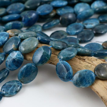 Apatyt owal gładki 16x12mm