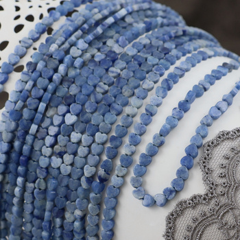 Sodalit serce 4mm [sznur 38cm]