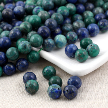 Chryzokola kula gładka 10mm