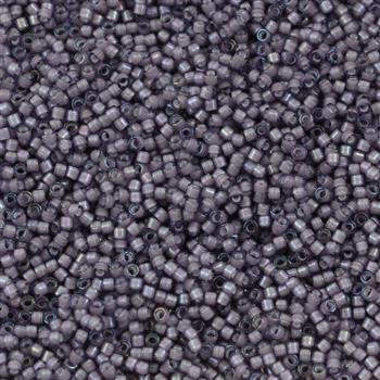 Miyuki Delica 11/0 White Lined Amethyst AB [5g]