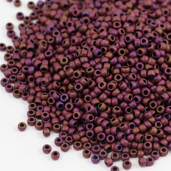 Toho Round 8/0 Matte-Color Mauve Mocha [10g]