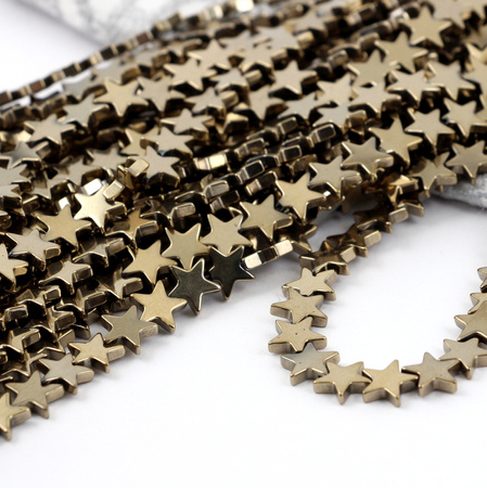 Hematyt złoty gwiazdka 8mm