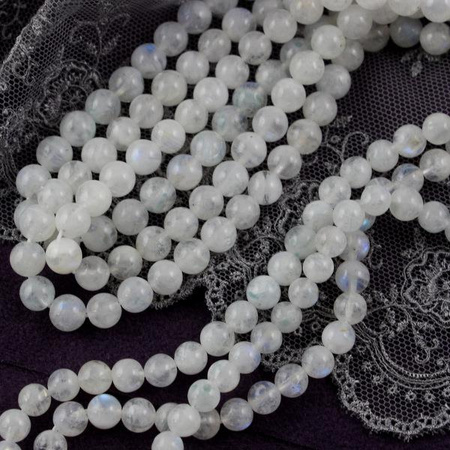 Kamień księżycowy kula gładka 8mm