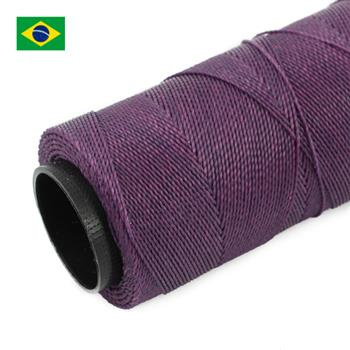 Sznurek do makramy brazylijski woskowany Amethyst 1mm [1metr]
