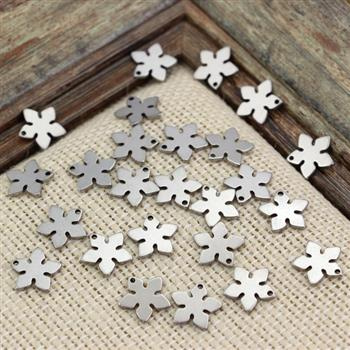 Zawieszka kwiatek stal szlachetna 10mm