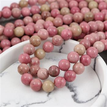 Rodonit kula gładka 8mm