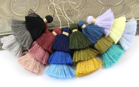 Chwost potrójny marsala mix 75x40mm