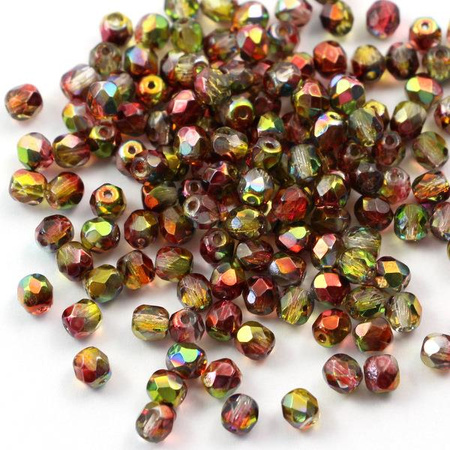 Fire Polish 4mm Crystal Magic Apple [20szt]