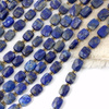 Lapis lazuli z pirytem prostokąt fasetowany 10x8mm