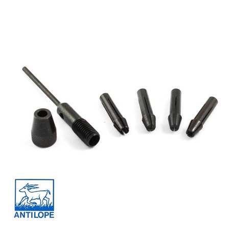Uchwyt futerko z 4 szczękami 0-3,2 mm - Antilope