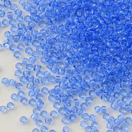 Toho Round 15/0 Transparent LT Sapphire [5g]
