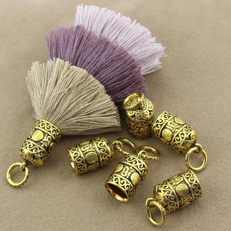 Ozdobna tulejka do wklejania złota 20x13mm