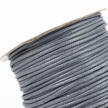 Sznurek powlekany szary 2,5mm [1 metr]