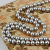 5810 Swarovski Crystal Pearl Light Grey 6mm [6szt]