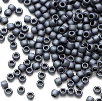 Toho Round 8/0 Matte-Color Opaque Gray [10g]