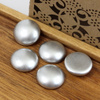 Kaboszon szklany Aluminium Silver 18mm