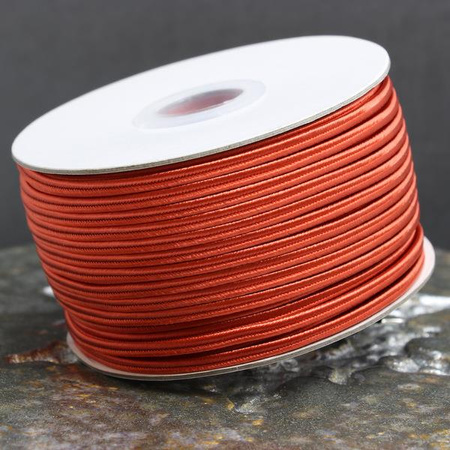 Sznurek sutasz chiński 3mm cynober [1 szpula]