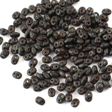 SuperDuo 2.5x5mm Brown Picasso [5g]