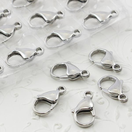 Zapięcie karabińczyk stal szlachetna 19mm