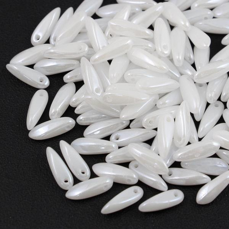 Dagger White Alabaster Sphinx 3x10mm [20szt]