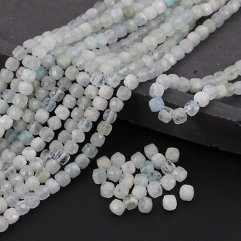 Akwamaryn kostka fasetowana 5,5mm