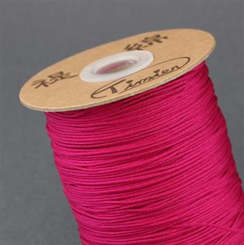 Sznurek nylonowy Timien różowy malinowy 1mm [szpula 150m]