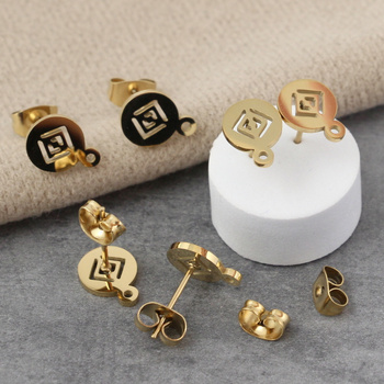 Sztyfty aztec stal szlachetna pozłacana PVD [para]