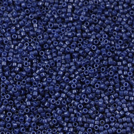 Miyuki Delica 11/0 Matted Opaque Dyed Navy Blue [5g]
