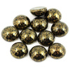 Kaboszon szklany Jet Bronze 14mm