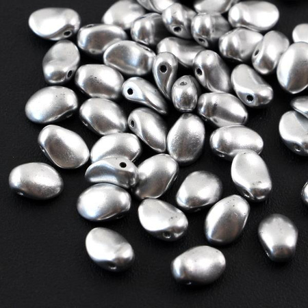 Tulip Petals 6x8mm Aluminium Silver [10szt]