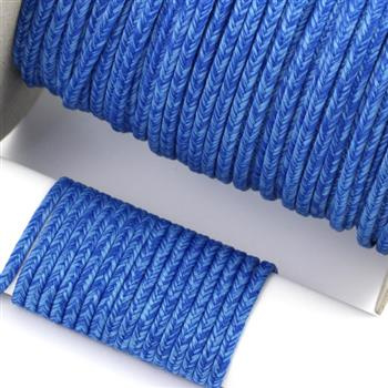 Sznurek sutasz POLSKI 3mm melanż niebieski + kobaltowy [1metr]